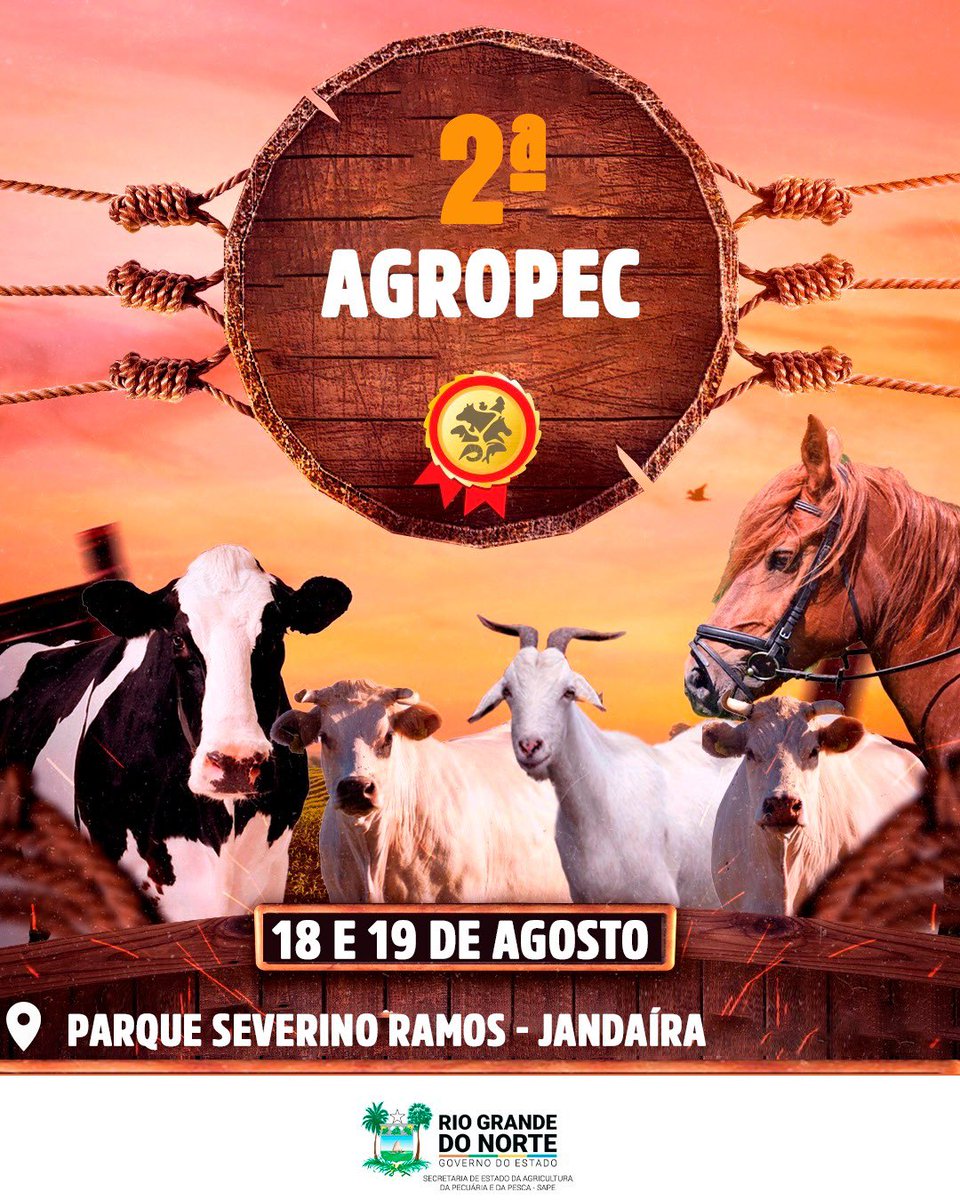 rnsape's tweet photo. Jandaíra, a cidade do mel, recebe neste final de semana o Circuito de Exposições Agropecuárias do RN

https://t.co/qVDWaIt0yF https://t.co/kf5M7QrQBD