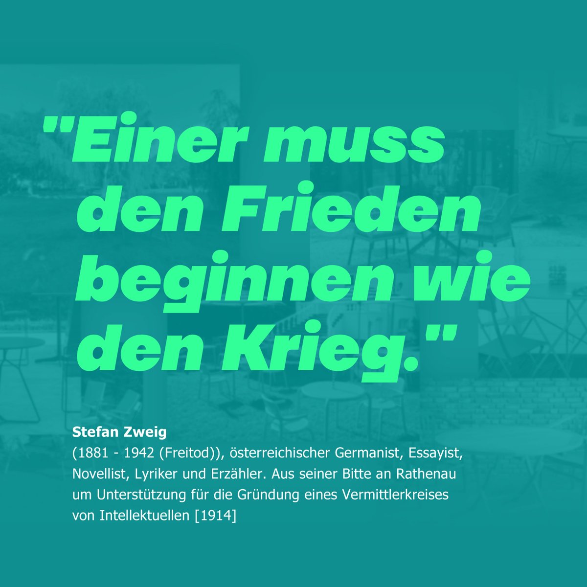 RunderTischJtzt's tweet photo. Auch wenn echte #Friedensverhandlungen noch fern sind, braucht es einen #RundenTisch, der stets bereitsteht &amp; zu dem man regelmäßig einlädt.
Wer könnte diese Rolle übernehmen und diesen Raum bieten?

#RunderTischJetzt! Zeit für #Dialog &amp; #Frieden - #Friedenbeginnen #Friedenmachen https://t.co/bfdxRb5gr4