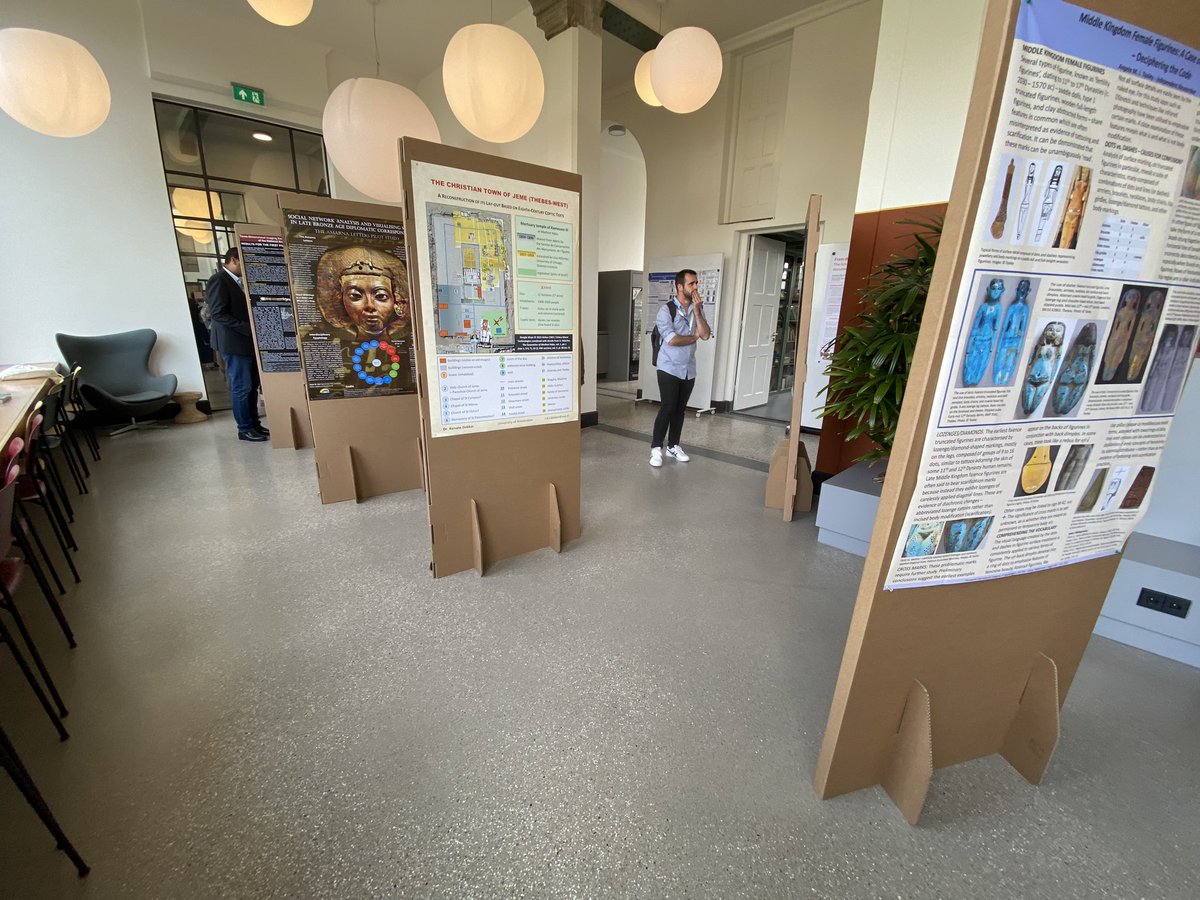 KeleeSiat's tweet photo. The setting for the research posters at the International Congress of Egyptologists 2023. @ICE2023Leiden
Can you spot Queen Tiye?
#ice2023 #icexiii #interdisciplinary #amarnaletters #womenanddiplomacy #socialnetworkanalysis #queentiye #methodology #socialscience https://t.co/BBNtucGD5v