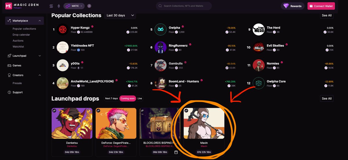 maxinNFT's tweet photo. Things are getting spicy 🥵

How long until you see @maxinNFT on Popular Collections @MEonPolygon??

Mint in 8 days! Claim your free mint in discord now!

Check out our profile 👀👇🏼
https://t.co/5kdd624k0o https://t.co/Kzc6RwLfpR