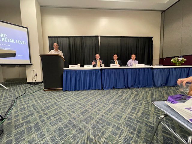 Today, I moderated a discussion about organized retail crime, a growing problem across Maryland and around the country. My thanks to the Frederick County State’s Attorney and the other panelists for an enlightening conversation #MACoCon