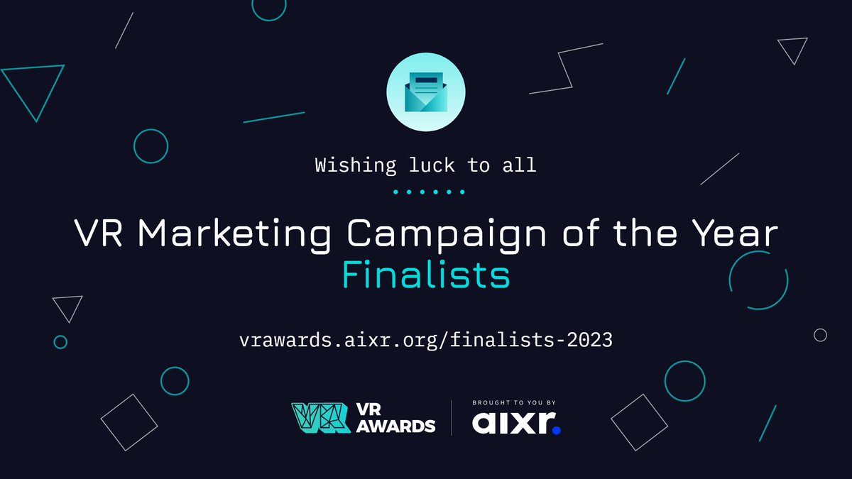VRAwards's tweet photo. 1/THREAD | The finalists for #VR #Marketing Campaign of the Year are ⬇️
◾DENTSU & @ambr_community. – @tgsvr_official
◾MEDIASQUAD GmbH – SWARCO Virtual Meta-City
◾@MyDearestVR – VR Communicator
🏆 #ITW23 | November 30th | #VRAwards https://t.co/9NCjemedEA