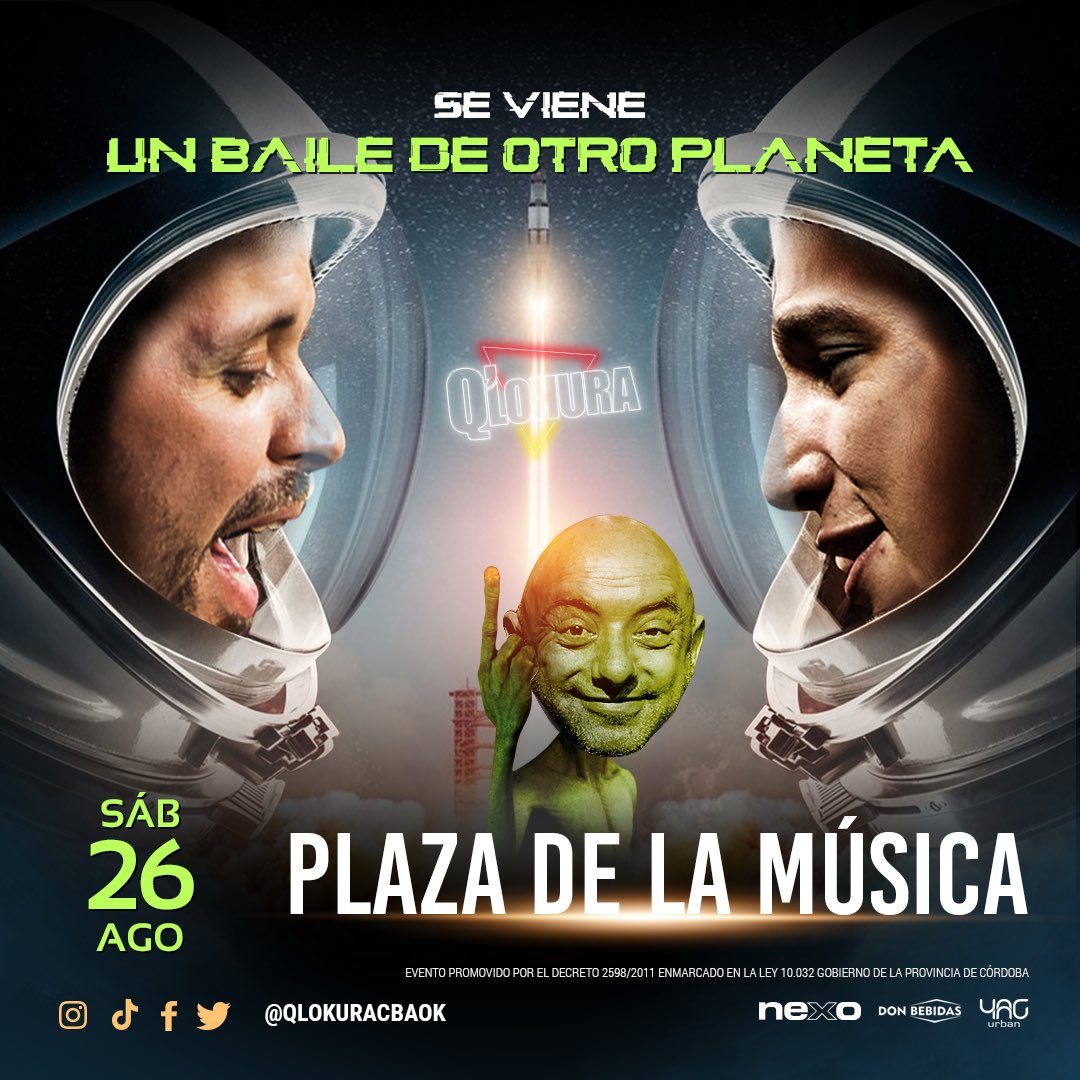 qlokuracbaok's tweet photo. ¡LO PEDIS, LO TENES, VOLVEMOS A LA PLAZA! 🤩
Etiqueta a ese amigo/a que estaba esperando este momento 😜
Anticipadas https://t.co/gp9qbzRbhy 🤙 https://t.co/MobYXH189l