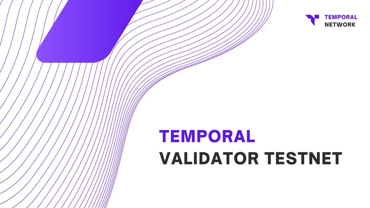 Temporal_Zone's tweet photo. We're pleased to announce the launch of our Validator Testnet Program. 

Join us in shaping the future of decentralization within the Cosmos ecosystem. Apply now to become a validator, contribute to network security, and earn rewards.

Learn more at ➡ https://t.co/RvjboPtNtn https://t.co/0J7B1aBAru
