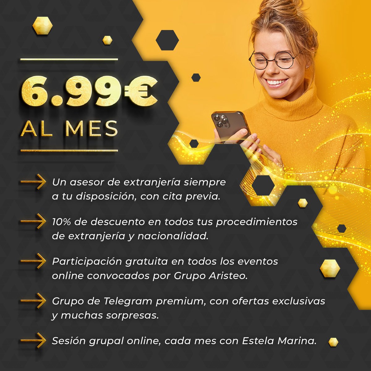 🤩 Conviértete en un aristeano Premium. Por 6,99 € al mes disfruta de beneficios mensuales, información única, sorpresas y promociones exclusivas. Suscríbete ya y estemos cada vez más cerca: 
grupoaristeo.com/suscripcion-ar…