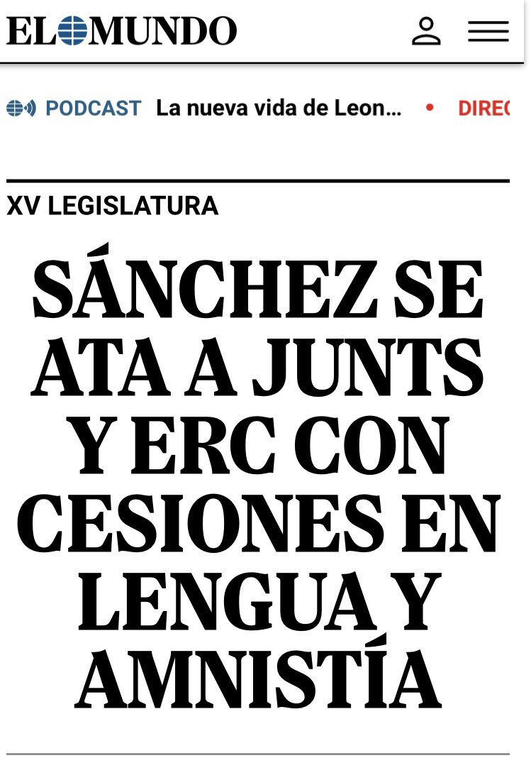 El truco es llamarlo de otra forma. Amnistía a delincuentes ya han hecho y lo llamaron Ley del solo sí es sí, a estos lo llamarán “compensación democrática” o algo parecido. Ya le estarán buscando nombres al referéndum con el que dinamitar nuestro estado de derecho.