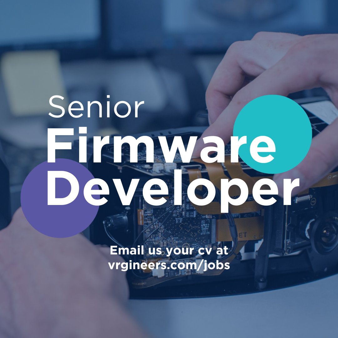 Vrgineers's tweet image. 🔔 JOB OPENING at Vrgineers (Czech speaking) 🇨🇿 We are looking for Senior Firmware Developer. Find out more at vrgineers.com/jobs. 🫵 #nabidkaprace #firmware #firmwaredeveloper #joboffer #vrgineers #xtal
