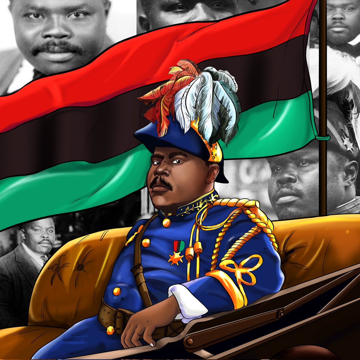 LIONTAFARI's tweet photo. Blessed Earthstrong to the Honorable Marcus Mosiah Garvey August 17, 1887 https://t.co/lkbB5hUyx6