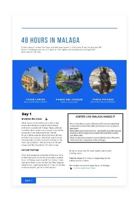 Introducing the Malaga must-have. Your handy guide to a short break in the city. Get yours now buff.ly/32zwYNy ❗️ Don't forget - 25% off with the discount code WEB - just add at checkout ❗️