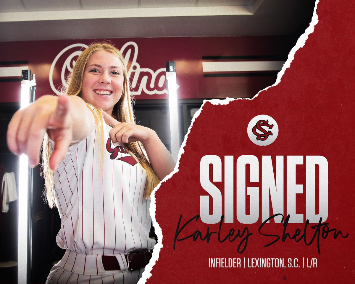 ✍️ Welcome home @KarleyShelton!! She graduated high school early this summer to join the Gamecocks for the fall! 🏠Lexington, S.C. 🥎 Infielder #Gamecocks