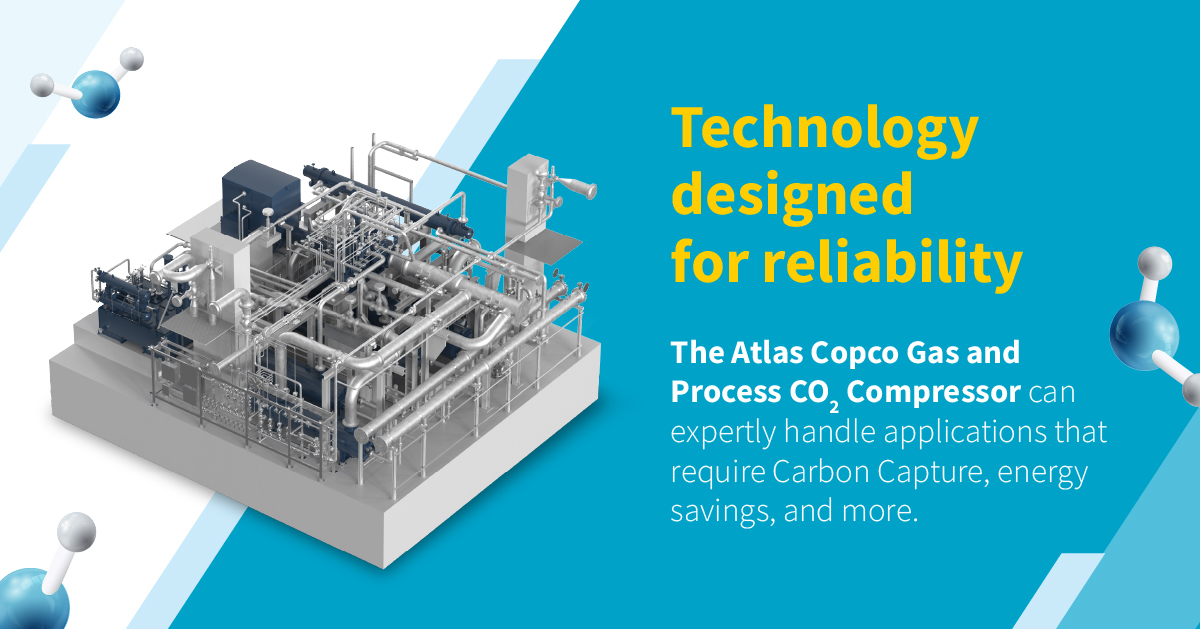 AtlasCopcoGroup's tweet photo. Are you interested in higher energy savings? Our CO2 compressor range can use its efficient design to enhance the energy you save and your sustainability too. ​

Understand more about our solution: ​

https://t.co/ngbY3OnSft

#AtlasCopcoGroup #GasAndProcess #CO2Compressor  #CCUS https://t.co/Y557MLEdMj