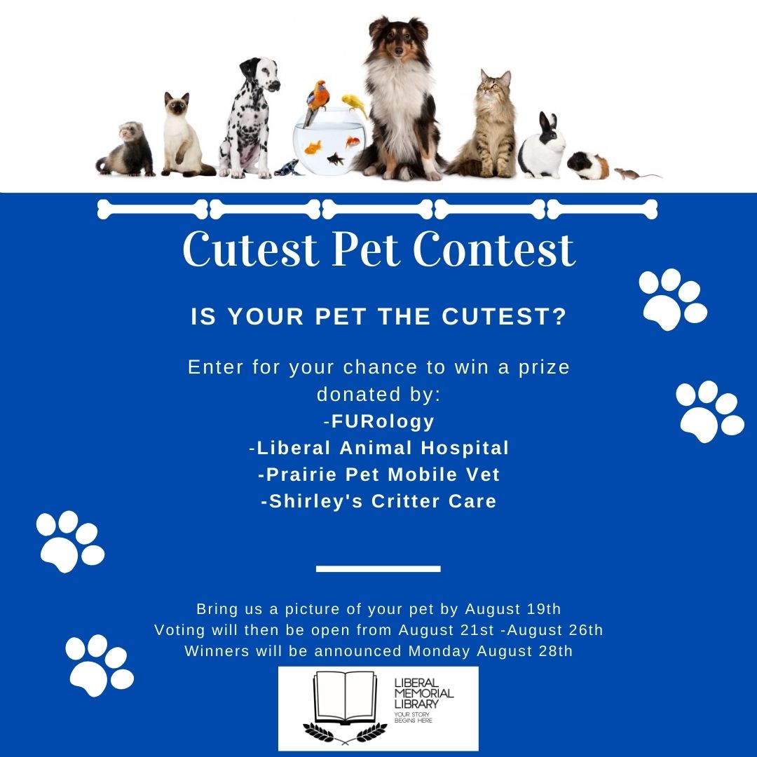 LMlibrary's tweet photo. Saturday is the last day to submit your entry into our cutest pet contest! Bring us your pictures or email them to activities@lmlibrary.org. https://t.co/YxfLf7wtfC