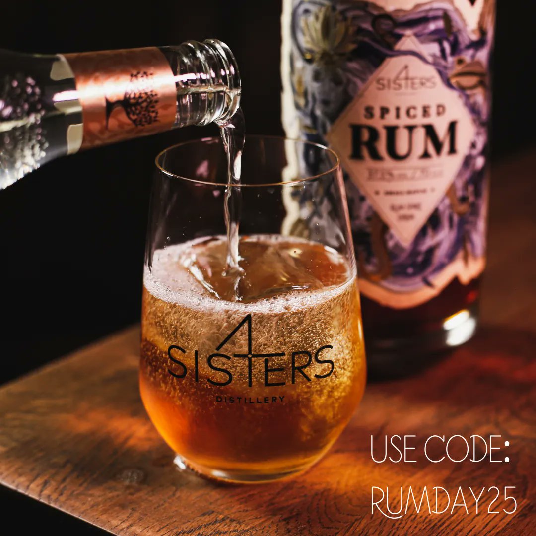 Final Call!🚨 

There are only 6 hours remaining of this offer! 25% off our most popular product, our Spiced Rum. Use code: RUMDAY25 to discount your basket and remember... offer ends MIDNIGHT TONIGHT!🥃
