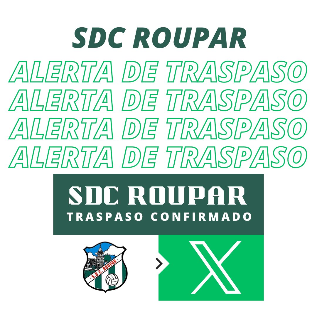 SDCRoupar's tweet photo. Roupar to Twitter, HERE WE GO!!!! 

Despois da aprobación de @elonmusk  e a confirmación de @FabrizioRomano, acordamos todo con Twitter para abrirnos unha humilde conta na que falarvos do noso día a día 🤝💚 https://t.co/ZljjiLciTI