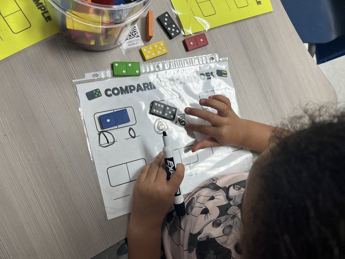 And the launching continues! Ms. Thompson’s 1st grade superstars are using dominoes to compare numbers! 🤩 tv
