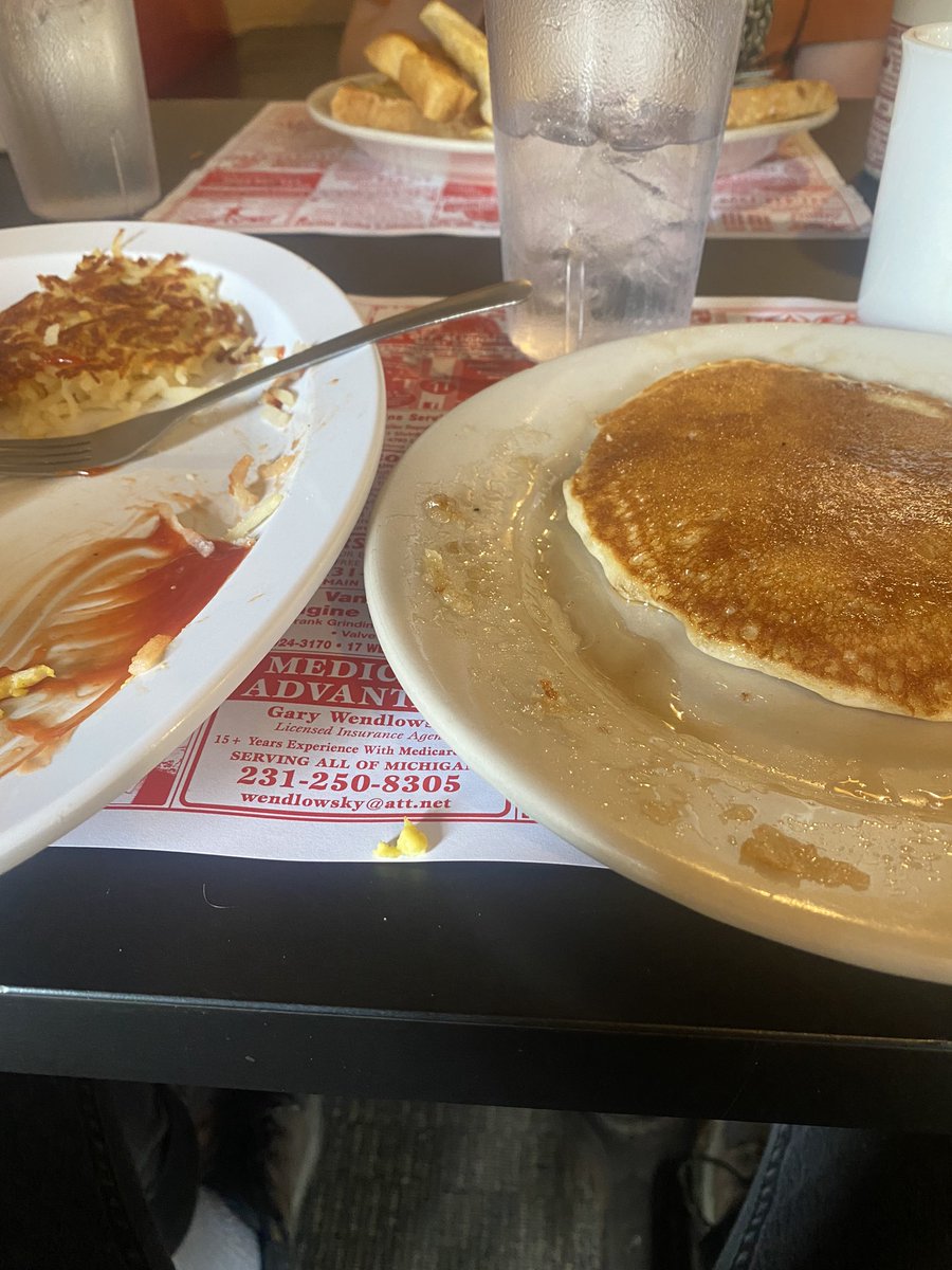 “You know it’s good when they have placemats.”