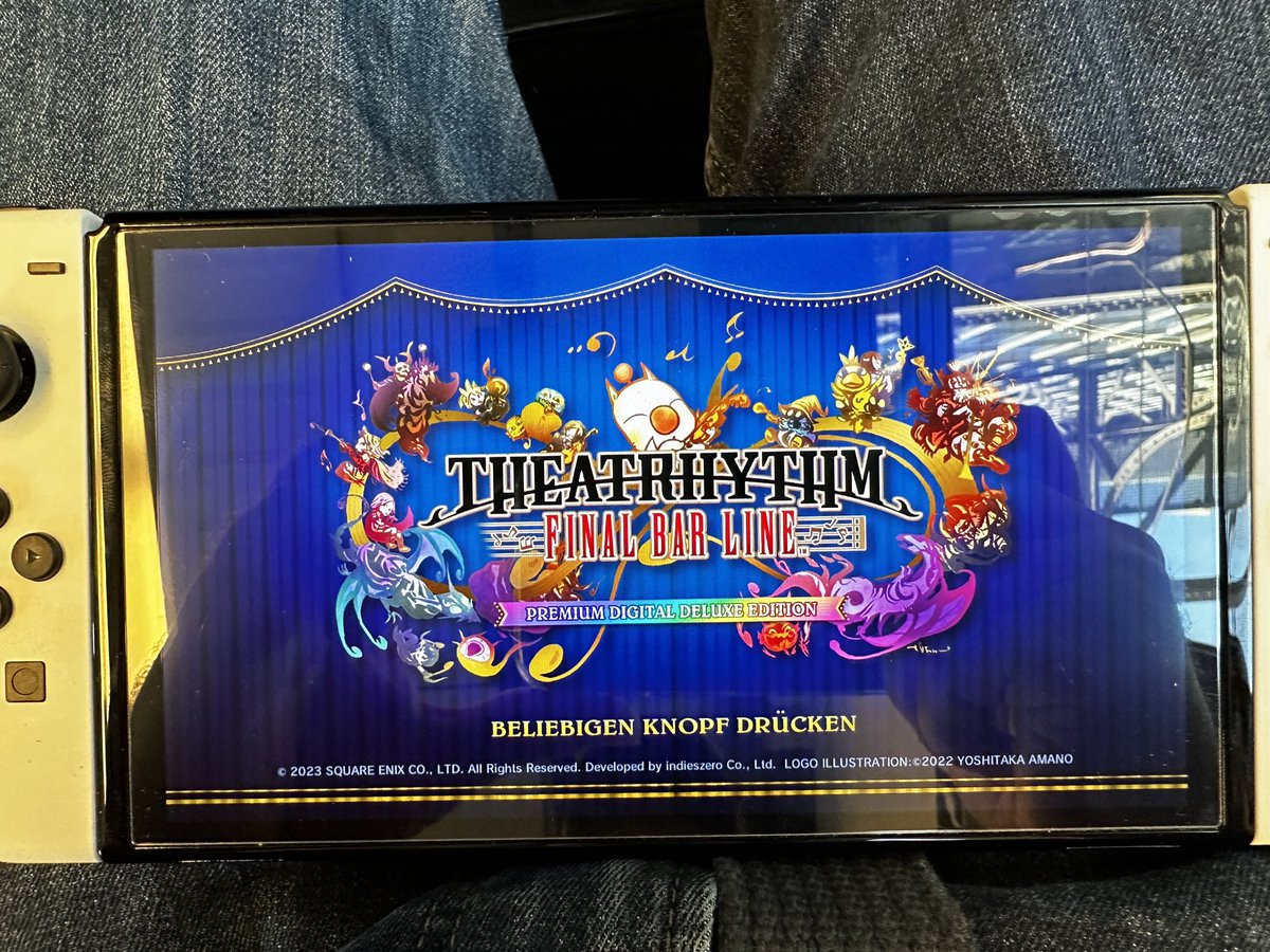 Gibt echt kein besseres Game was man auf langen Zugfahrten zocken kann wie Theatrhythm: Final Bar Line. Wieviele #SquareEnix Soundtracks darf es sein? Ja!