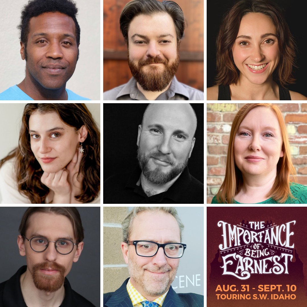 Meet the cast of "The Importance of Being Earnest"! Catch this incredible troupe across the Treasure Valley between Aug. 31-Sept. 10.

Tickets at boisebardplayers.org/earnest