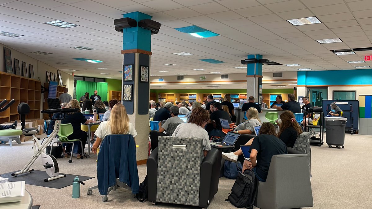 Welcome back <a href="/HilliardDarby/">Hilliard Darby</a> staff! Already getting after it digging into the Portrait of a Learner together! <a href="/HilliardSchools/">Hilliard Schools</a>