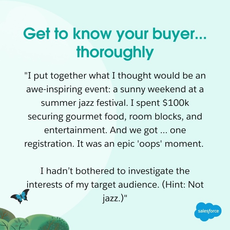 SalesCloud's tweet photo. Every sales professional has made mistakes. 😅  

What you take away from them is key. https://t.co/BoJ847KkO3