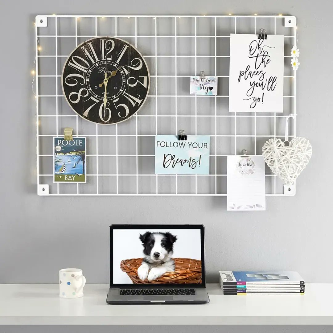 Grid Mesh Wire Organisers - for simple and fun storage .. use for storing craft accessories, as a kitchen or home office noticeboard or in the kids bedroom. 
buff.ly/2NaVqhF 
#storage #organiser #officestorage #bedroomstorage #crafts