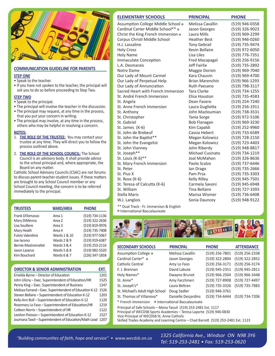 2023-2024 Secondary School Calendar