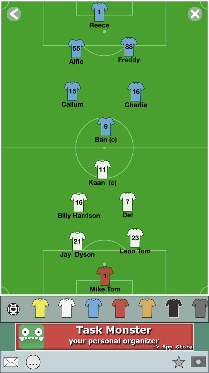 Afclegends3's tweet photo. Great for the  fennys memorial match
Ban all ⭐️vs Kishy all ⭐️ 
Ban                 Kaan ⚽️⚽️⚽️⚽️
⚽️⚽️⚽️⚽️⚽️ del ⚽️⚽️
Callum ⚽️⚽️. Billy ⚽️
Charlie ⚽️
Freddy ⚽️⚽️
9-7 to ban team at the end good turn out https://t.co/PQv9Sj9KZc