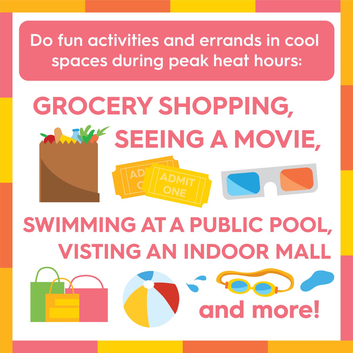 LANLT's tweet photo. Looking for a place to cool down on a hot day? Visit these free public places &amp; centers to help stay cool. To find a center near you, visit https://t.co/TPoZZBLewh #HeatSafeLA #StayCoolLA https://t.co/zzlSniJ9pm