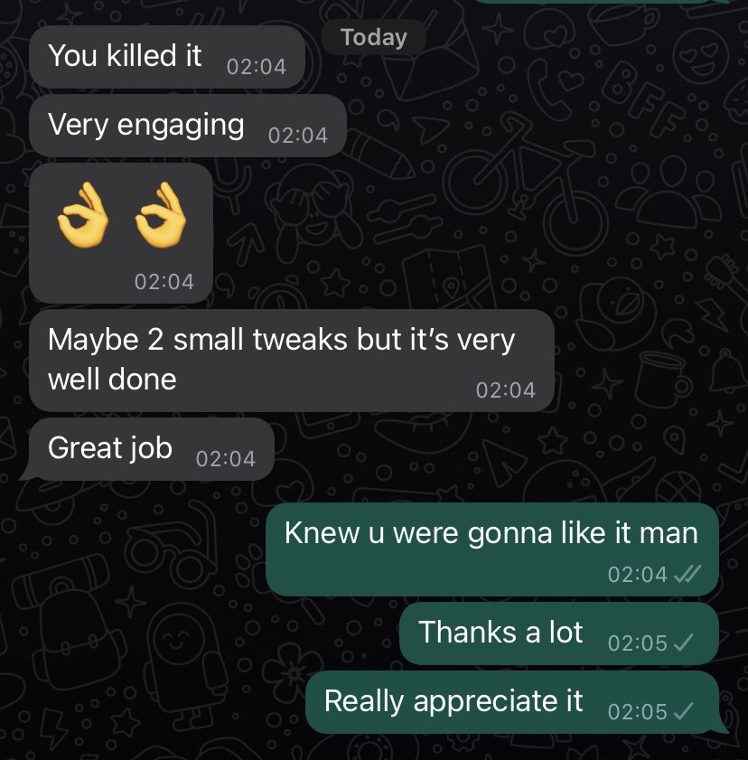 Edit_Visionary's tweet photo. Seems like my client likes the edit, but…
What do you think of it?👇
#VideoEditing #ShortFormatVideos https://t.co/LZbQnmuEgb
