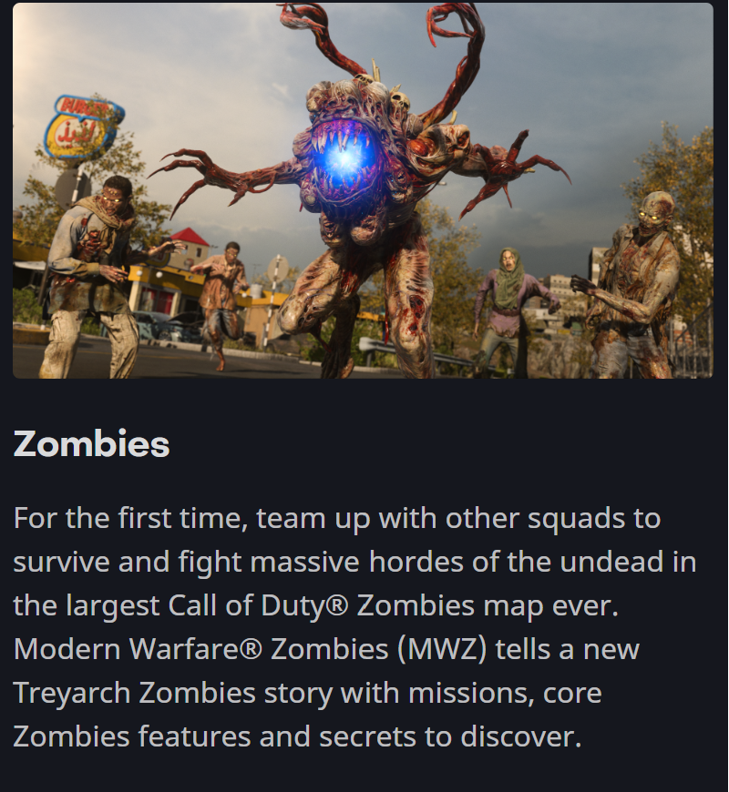 NoobeyGaming's tweet photo. First Zombies Image for MWIII https://t.co/kRct3rRYY5