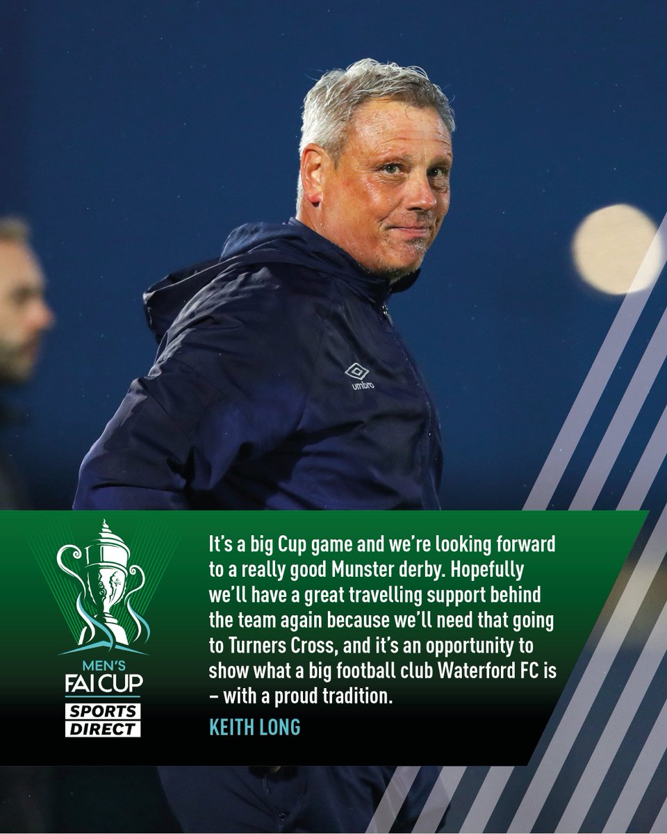 FAIreland's tweet photo. It's a massive Munster Derby tomorrow night at Turner's Cross with a Quarter-Final place at stake as well as local pride.
#FAICup | #CORWAT https://t.co/UJuJCGMGbz