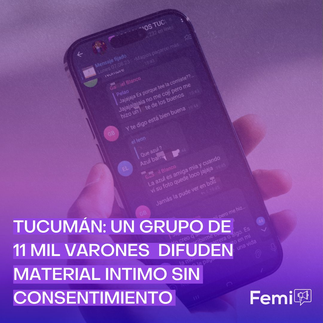 🛑Denunciaron que en la provincia de #Tucumán hay varios grupos de Telegram que buscan difundir material íntimo de mujeres en espacios públicos sin su consentimiento. 

❌Y eso no queda ahí. (Abrimos hilo)🧵⬇️