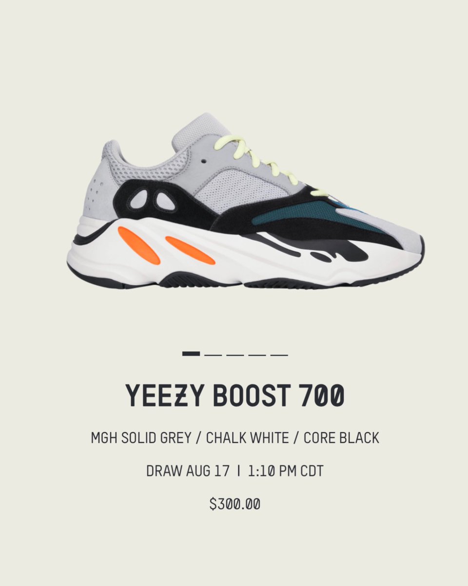 adidas confirmed yeezy draw