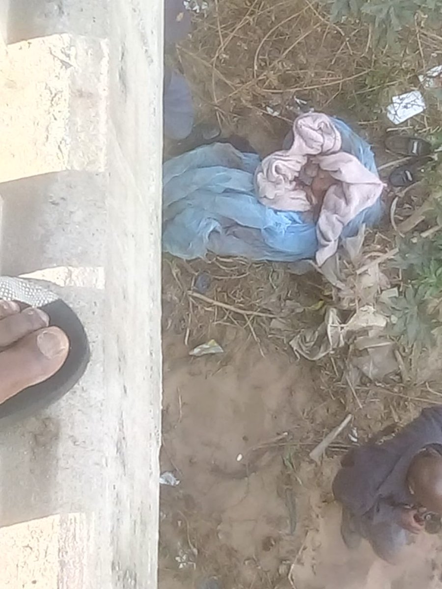 MaleselaAlphy's tweet photo. #Police  have discovered the lifeless  stillborn baby abandoned under the bridge between #Stjwetla and Westbank, near #Alexandra  this afternoon. https://t.co/RYLhTySZNp