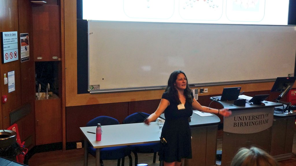 Our last plenary speaker of the day was Michelle Ma, with a lovely talk on molecular imaging and radiotherapy. With that we head into DYME's poster session.