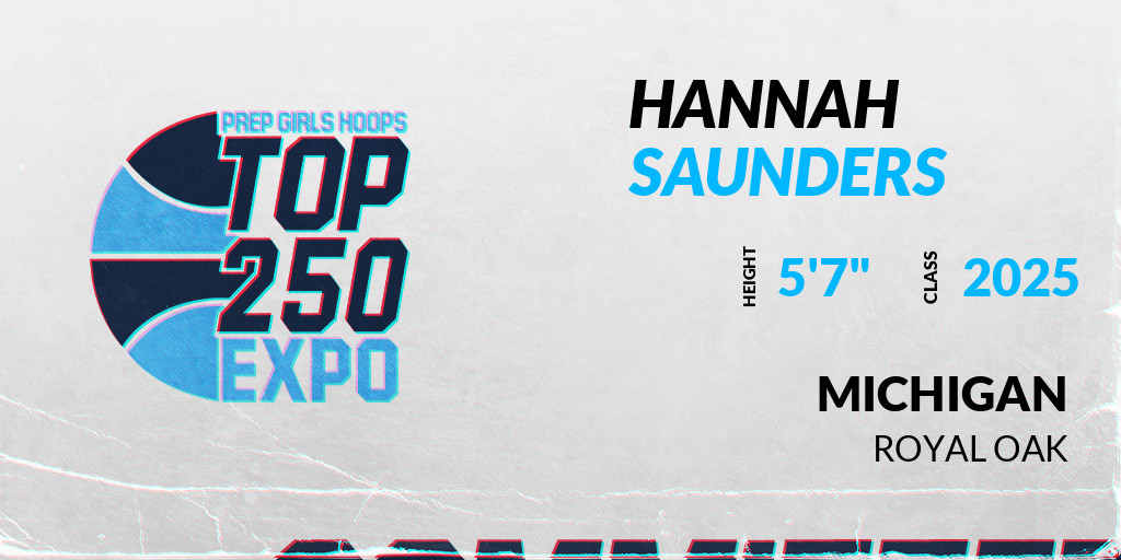 Prep Girls Hoops Michigan (@pghmichigan) on Twitter photo Welcome Class of 2025 Hannah Saunders (<a href="/hasaunders_/">Hannah Saunders</a>) of Royal Oak HS to the <a href="/PGHMichigan/">Prep Girls Hoops Michigan</a> Michigan Top 250 Expo @ MSA Fieldhouse.
🔥🏀 #PGHTop250ExpoMI 🏀🔥
Register NOW! 👇
prepgirlshoops.com/top-250-expos/ Welcome Class of 2025 Hannah Saunders (<a href="/hasaunders_/">Hannah Saunders</a>) of Royal Oak HS to the <a href="/PGHMichigan/">Prep Girls Hoops Michigan</a> Michigan Top 250 Expo @ MSA Fieldhouse.
🔥🏀 #PGHTop250ExpoMI 🏀🔥
Register NOW! 👇
prepgirlshoops.com/top-250-expos/