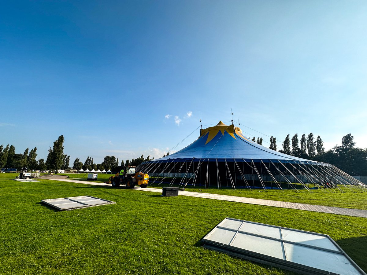 Things you love to see; our two monster tents are up (including our new &amp; improved UFO Tent which is twice the size as last years 🔥) plus, the sun is shining down on the #Emerge23 site ☀️ 

If you haven't got your ticket yet, now is the time 🎟