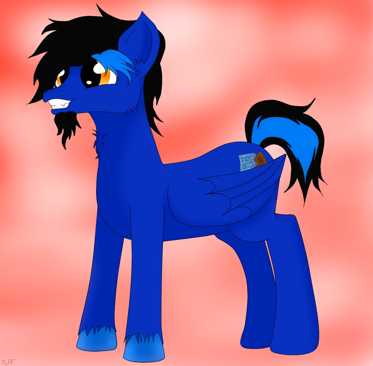 PuffWithHam's tweet photo. For the first time in 5 years I finally updated my Ponysona design! https://t.co/Gr3hpcGJ6D
