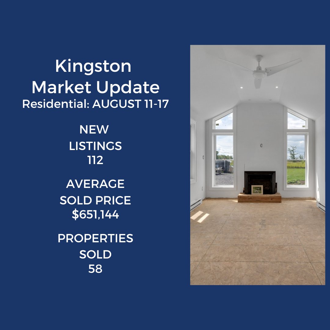 This week's market update...

#LynnAndLorna #ygkrealtor #ygkrealestate #kingstonrealestate #kingstonrealtor #kingstonhomes #kingstonliving #marketstats #marketupdate