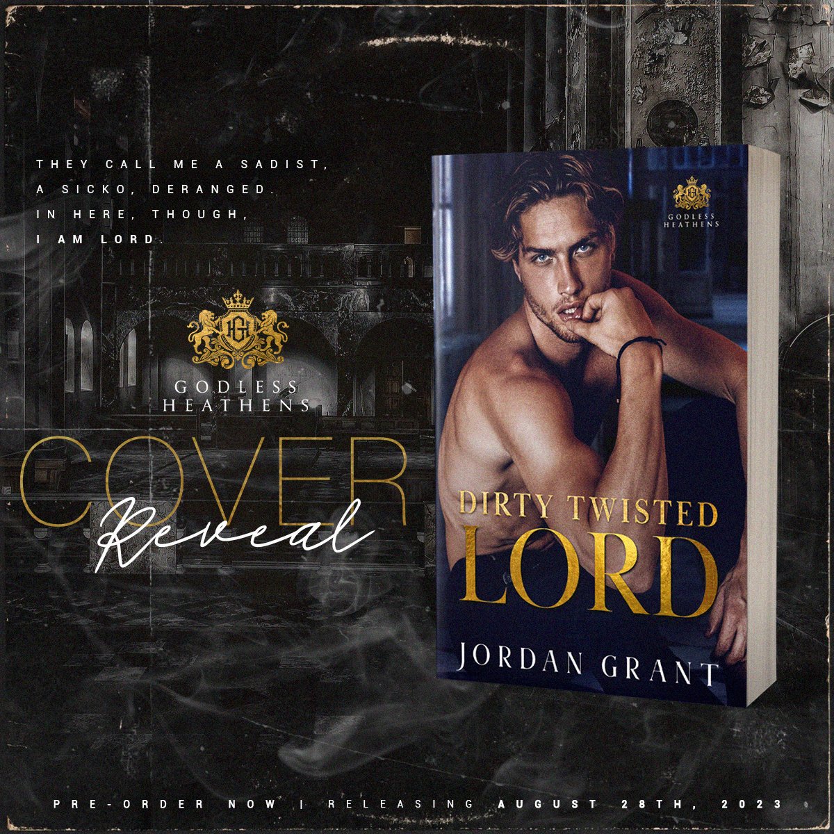 ✩ 🌟 HOT Cover Reveal 🌟 ✩
Dirty Twisted Lord by @authorjgrant is coming 09.14 #gothicromance #bullyromance #dirtytwistedlord #darkromance #godlessheathens #kindleunlimited #darkasylumromance #jordangrant #dsbookpromotions Hosted by
 @DS_Promotions1

 books2read.com/DirtyTwistedLo…