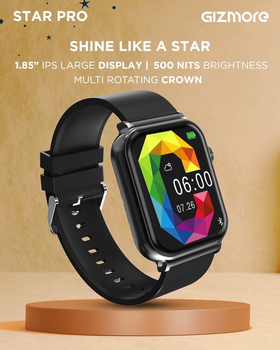 gizmoreindia's tweet photo. Shine like never before with our stunning Star Pro. Illuminate your journey and shine like a star.
Available on https://t.co/3zXkoULZeG.
#gizmore #gizmorestarpro #starpro #starswatches #watchesofinstagram #trendy #shinelikeastar #watchessentials #watchfam #watches #MadeinIndia https://t.co/prAaMwB6hK