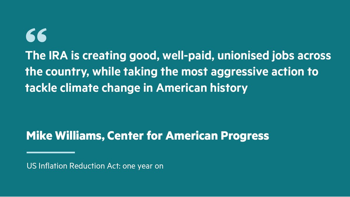 Sustainable Views (@sustainviews) on Twitter photo With clean energy investment surging in the US following the introduction of the IRA last year, many in the EU fear the bloc will lose out to new clean tech investors as a result of the bill
on.ft.com/47MGrCy
<a href="/mwilli/">Markus Willi</a> <a href="/amprog/">American Progress</a> With clean energy investment surging in the US following the introduction of the IRA last year, many in the EU fear the bloc will lose out to new clean tech investors as a result of the bill
on.ft.com/47MGrCy
<a href="/mwilli/">Markus Willi</a> <a href="/amprog/">American Progress</a>