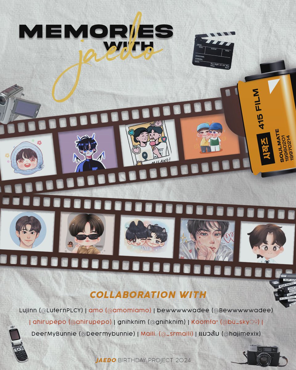 JAEDO_TH_1401's tweet photo. 𓈒 ᱸ 🎞 ⊹ 𓈒 𝐉𝐀𝐄𝐃𝐎 𝐁𝐈𝐑𝐓𝐇𝐃𝐀𝐘 𝐏𝐑𝐎𝐉𝐄𝐂𝐓 𝟐𝟎𝟐𝟒 𓈒 ᱸ 📷 ༉ 𓈒

— JAEDOTH 𝗰𝗼𝗹𝗹𝗮𝗯𝗼𝗿𝗮𝘁𝗶𝗼𝗻 𝘅
@LufernPLCY @amomiamo @Bewwwwwadee @ahirupepo @gnihknim @bu_sky09 @Deermybunnie @_srmaili @hajimexix 

♡
#memorieswithjd #jaedo https://t.co/F9G85TJJWM