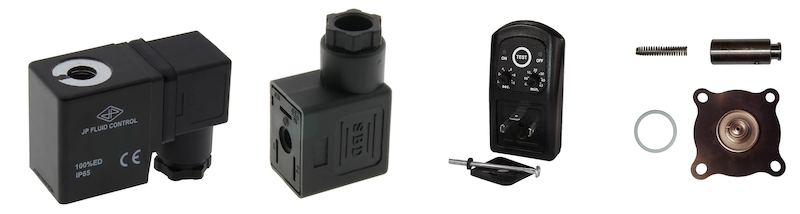 SupportTameson's tweet photo. Solenoid valve accessories protect and provide extra functionality to solenoid valves. The typical accessories are extra coils, timers, revision sets, connectors, and filters. Learn all about these accessories and how and when they are used. https://t.co/0EqobQLIjI https://t.co/DObl9yG33v