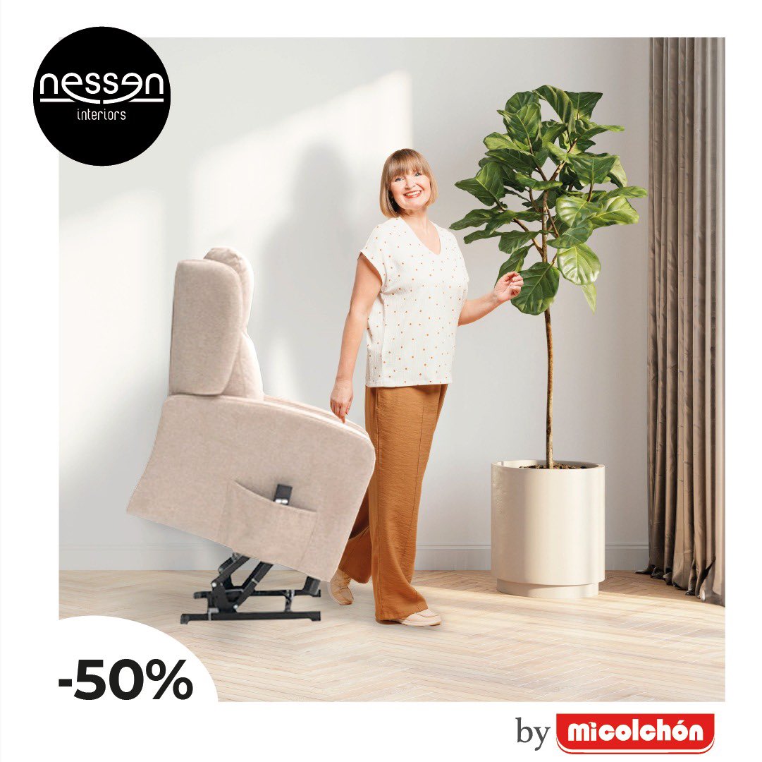 BLANK es un sillón de #relax con sistema Power Lift que te facilitará levantarte.⬆️
Ideal para personas con movilidad reducida. 
Además, puedes reclinarte para sacar el máximo provecho de su #confort. 

Vive la #sofaexperience de #nessen  

#sillones #levantapersonas #home