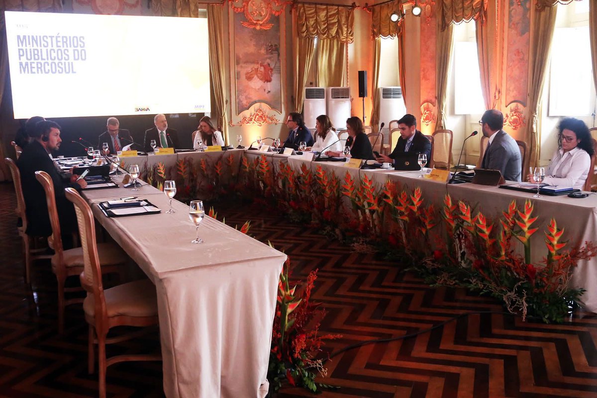REMPM_Oficial's tweet photo. Las reuniones preparatorias de la Comisión Técnica de la 34 Reunión Especializada de Ministerios Públicos del Mercosur iniciaron con las presentaciones de los delegados de los MP de los Estados Parte y Asociados #35REMPM #REMPM #Mercosur #MinisteriosPublicos https://t.co/SL4xmAkAnn