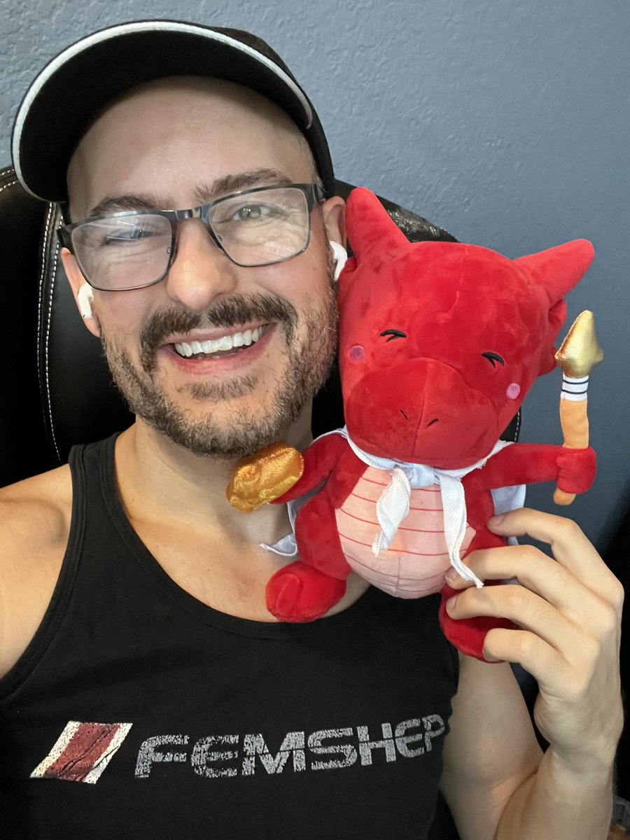 heroplush's tweet image. Sometimes you just need a little work from home buddy. Thanks, Rory! 🪄🔥 #koboldplush #heroplush #RoryForTheWeekend