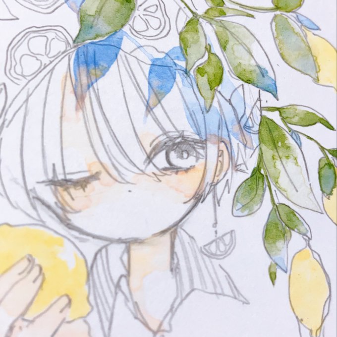 「レモン 白いシャツ」のTwitter画像/イラスト(新着)