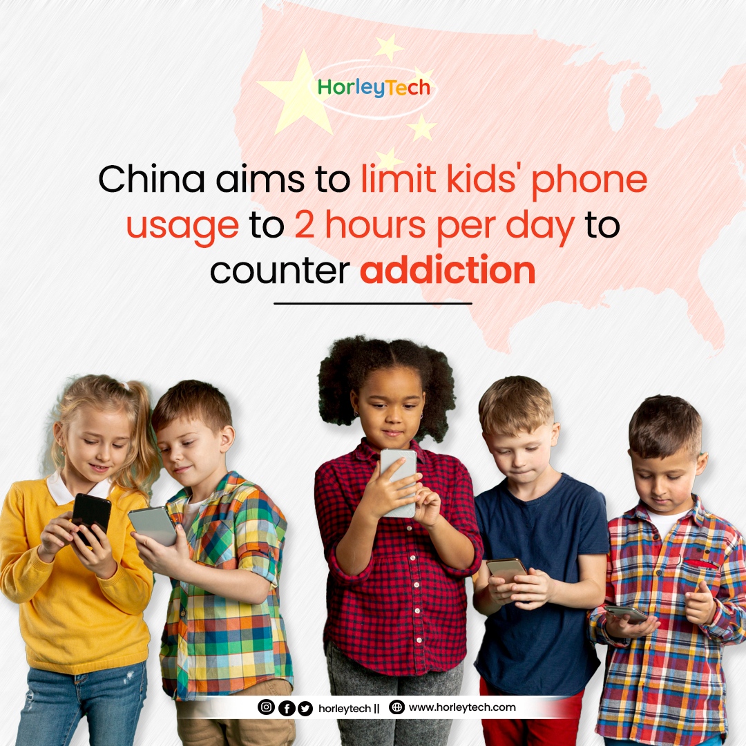 horleytech's tweet image. In a bid to curb excessive screen time, China seeks to promote healthier digital habits among the younger generation and have decided to Restrict Children&apos;s Daily Phone Usage to 2 Hours.

 #ChildrensScreenTime #DigitalWellbeing #horleytech