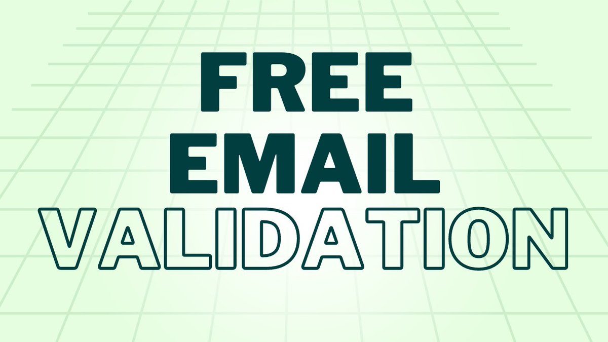 How to Validate Email Addresses for FREE in 17 Minutes 

blog.bettersheets.co/how-to-validat…